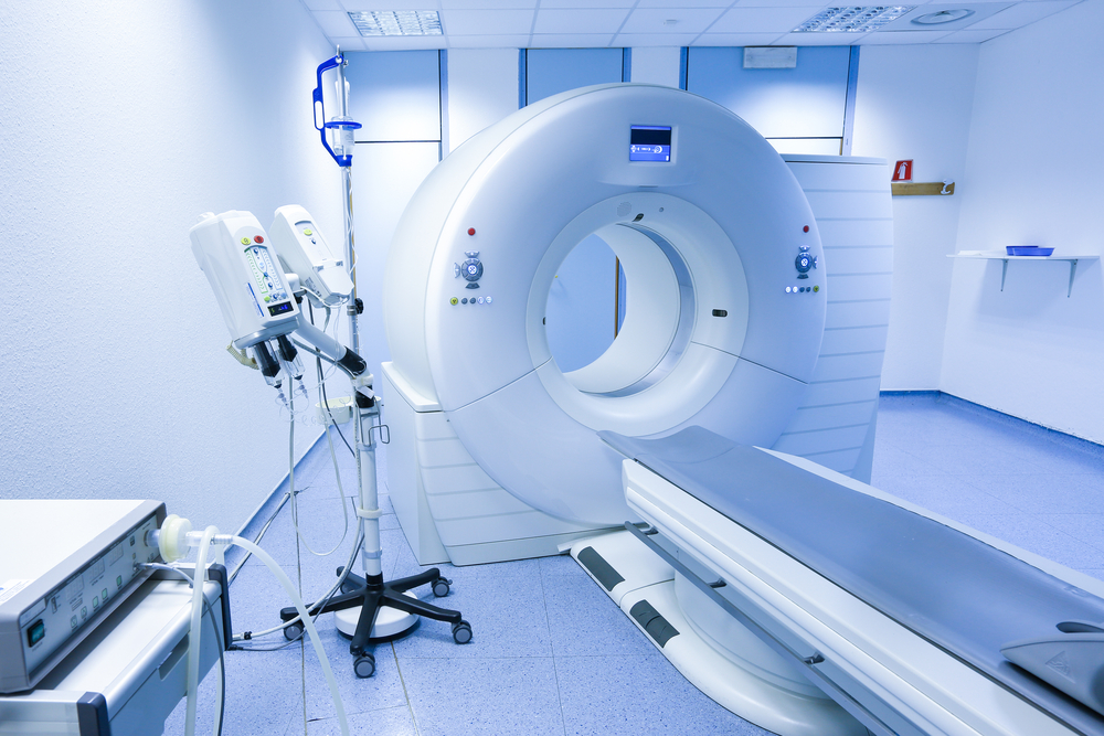 CT Computed Tomography Scanner in Hospital Laboratory
